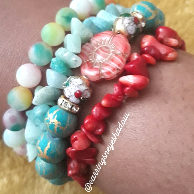 4pc Stretch Bracelet Set